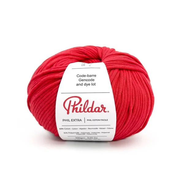 Pelote de coton Phil Extra de 100Gr de Phildar : Douceur et Polyvalence pour Toutes Vos Créations