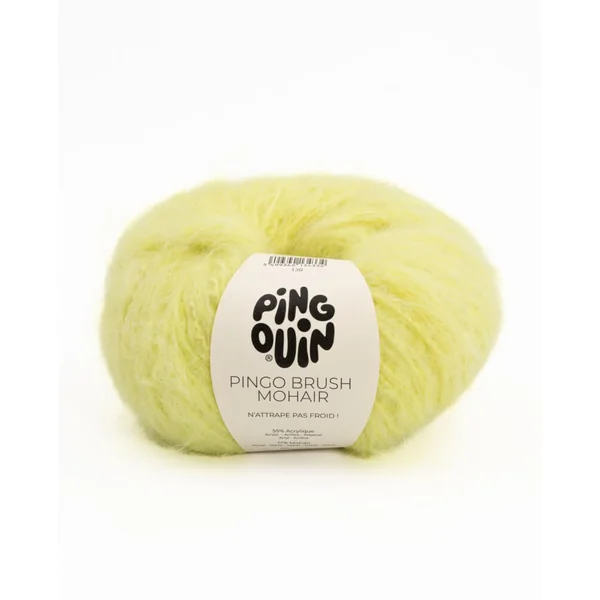 Pelote de Laine et Mohair à tricoter PINGO BRUSH MOHAIR - Phildar