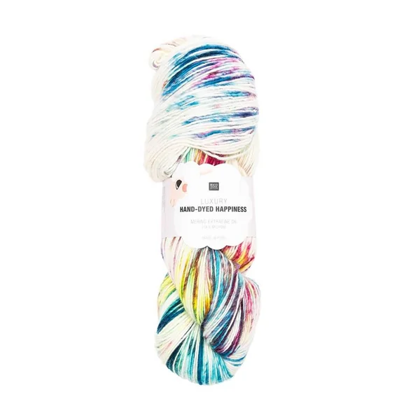 Pelote de laine Luxury HAND-DYED HAPPINESS DK - 100GR - Rico Design