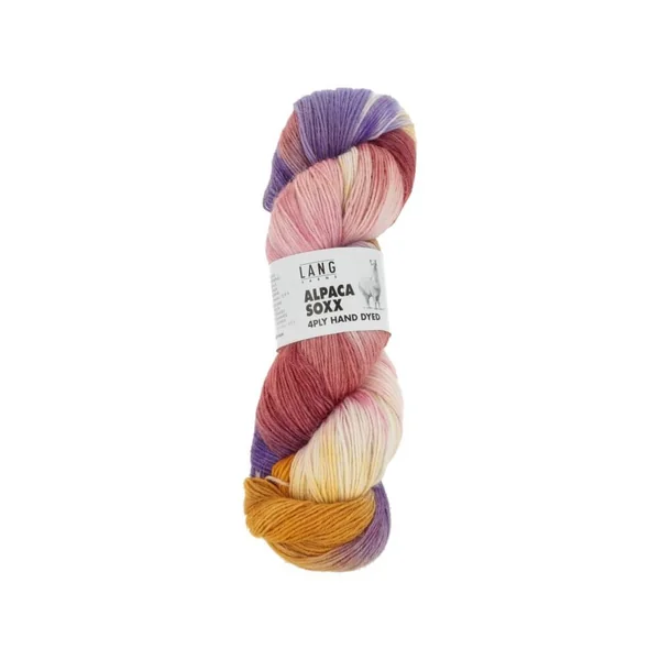 Pelote exceptionelle à tricoter Alpaca Soxx 4 Ply Hand Dyed - Lang Yarns