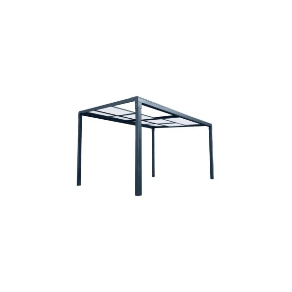 Pergola aluminium toit coulissant 12m² Pergola rectangulaire Tonnelle de jardin Toit polycarbonate