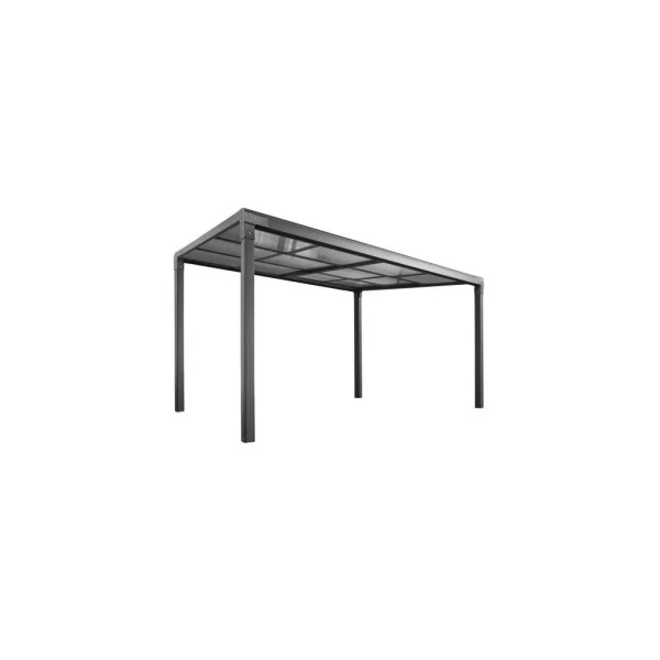Pergola aluminium toit coulissant 12m² Pergola rectangulaire Tonnelle de jardin Toit polycarbonate