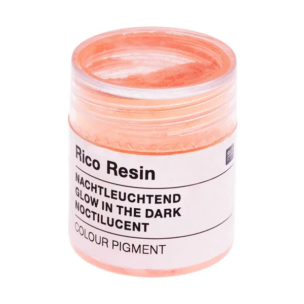 Pigments de couleur Noctilucent pour Résine - Pot de 3gr - Rico Design
