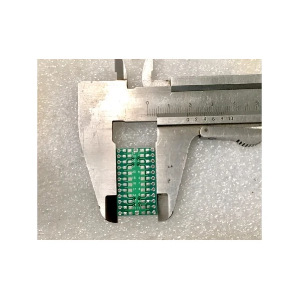 Plaque PCB adaptateur CI cms DIP24 vers SOP 24 et TSSOP 24