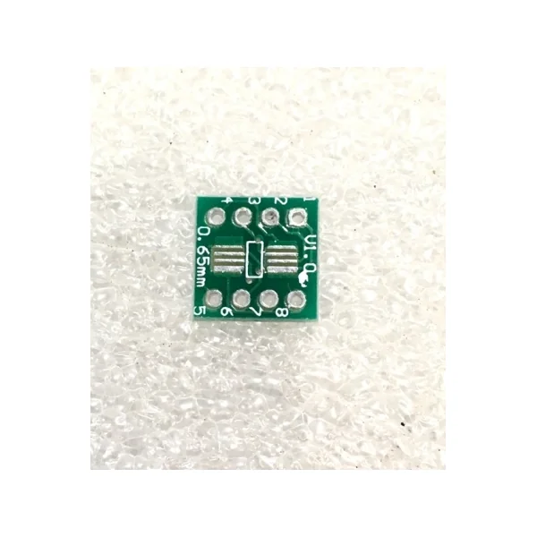 Plaque PCB adaptateur CI cms DIP8 vers SOP 8 et SSOP8