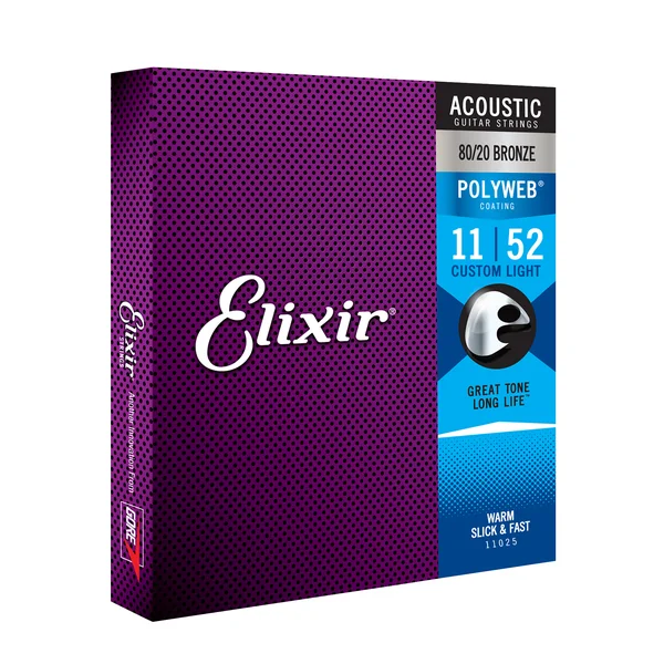 Polyweb Acoustic 11025 Jeu de Cordes Custom Light - set of strings