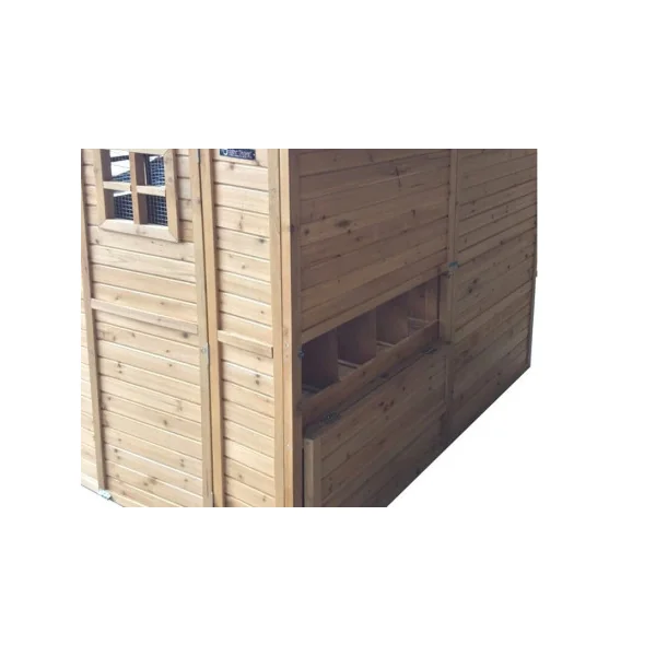 Poulailler Arc toit marron