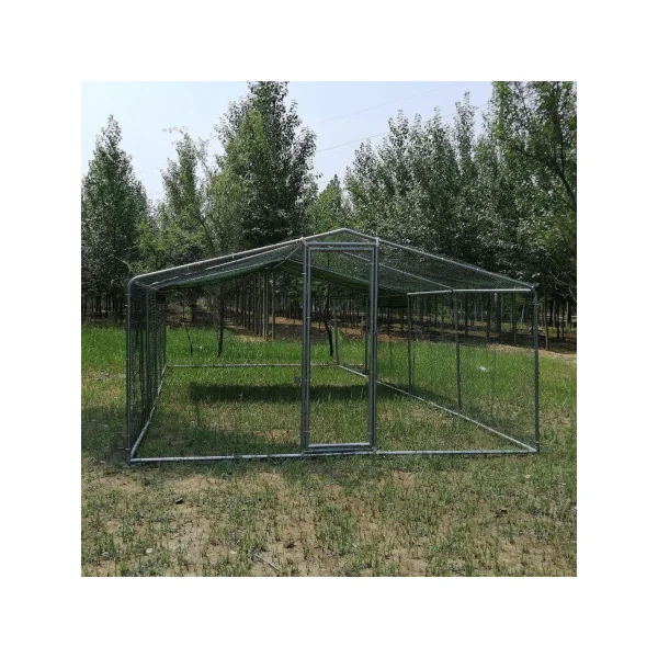 Poulailler grillagé enclos poule parc poule 10x3x2,25m tube 38 mm