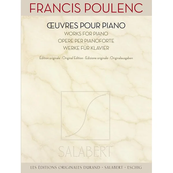 Poulenc F. Oeuvres Piano
