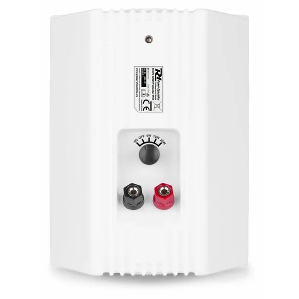 Power Dynamics BC40V Enceinte PUBLIC ADRESS 100V - 100 V/8 Ω, 100W, 4", Intérieur et Extérieur IPX5, (PAIRE), Blanche