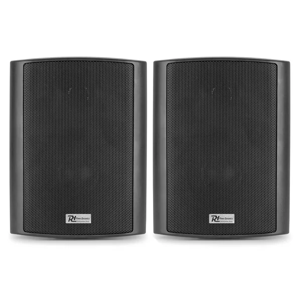 Power Dynamics BC40V Enceinte PUBLIC ADRESS 100V - 100 V/8 Ω, 100W, 4", Intérieur et Extérieur IPX5, (PAIRE), Noir