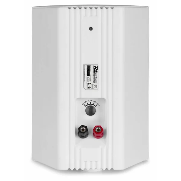 Power Dynamics BC50V - 2 Haut-Parleurs, 120 Watts, 5,25", Étanches, 100V, Public Address - Blanc