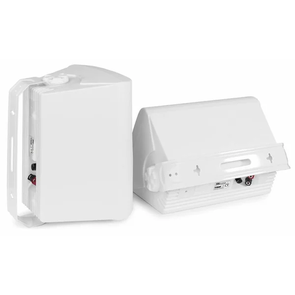 Power Dynamics BC65V - 2 Haut-Parleurs, 150 Watts, 6,5", Étanches, 100V, Public Address - Blanc