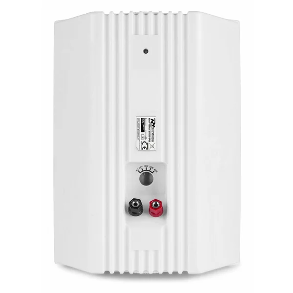 Power Dynamics BC65V - 2 Haut-Parleurs, 150 Watts, 6,5", Étanches, 100V, Public Address - Blanc