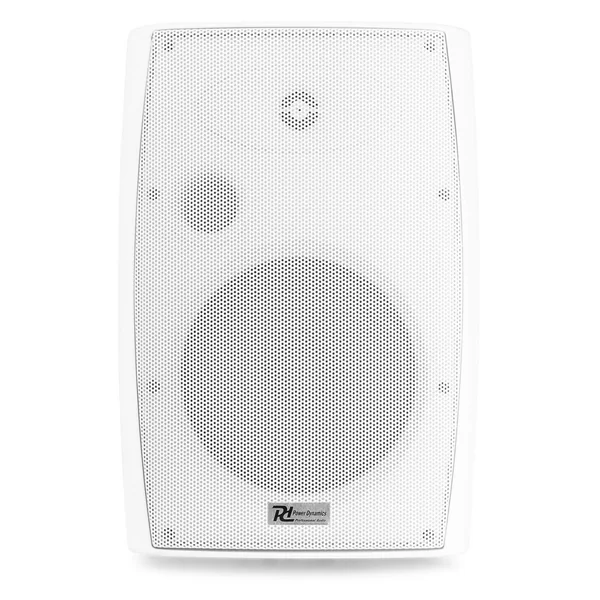 Power Dynamics BF80TB - Enceinte Haut-Parleur Blanche Résistants aux Intempéries