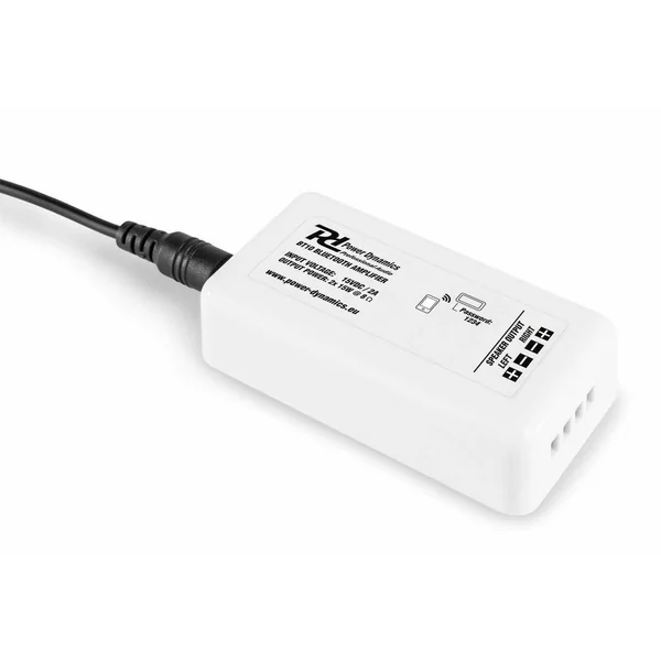 Power Dynamics BT10 - Amplificateur Bluetooth, 2x 15 Watts - Blanc