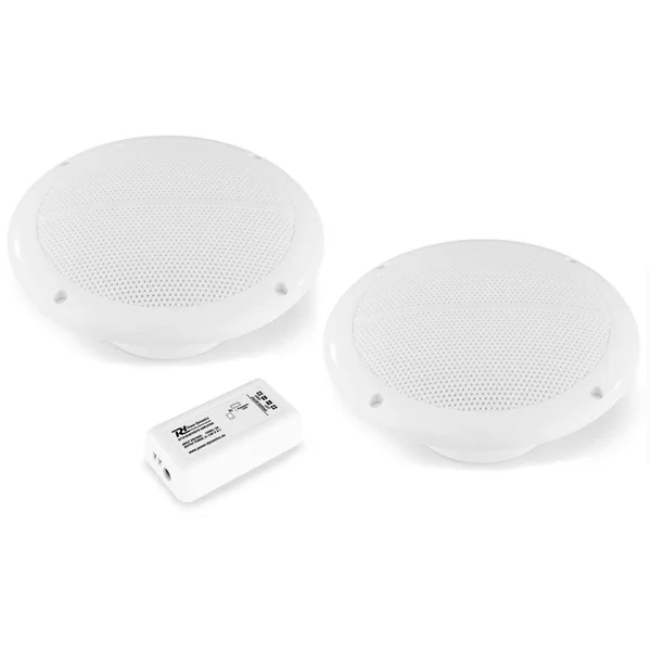 Power Dynamics BT10SET - Set d'Enceintes de Plafond avec Amplificateur Bluetooth