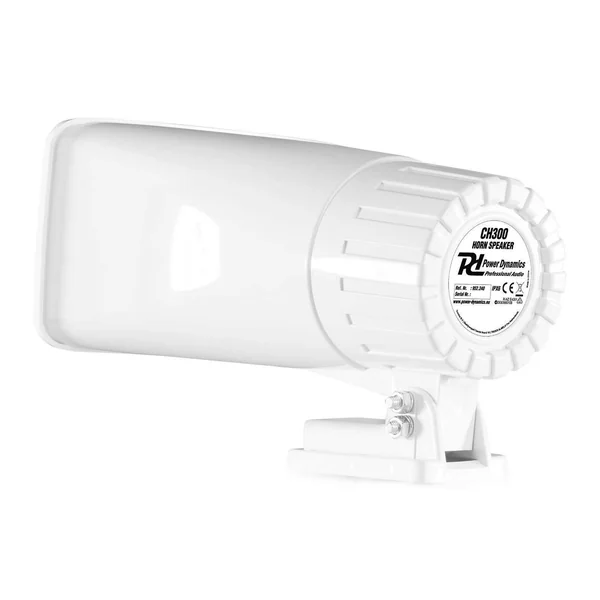 Power Dynamics CH300 - Haut Parleur Pavillon 30 Watts - Blanc