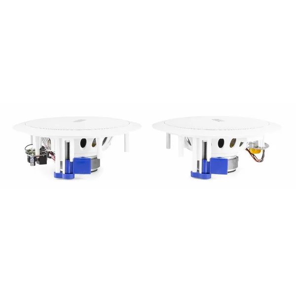 Power Dynamics CSBT60 - 2 Haut-Parleurs de Plafond Bluetooth, 5,25", 120 Watts/8 Ohms, 60 Watts - Blanc