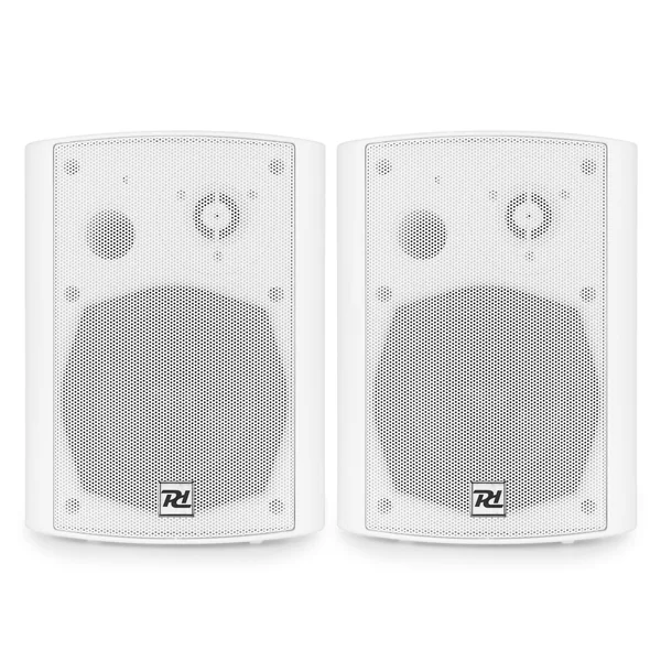 Power Dynamics DS50AW Enceintes Bluetooth 2 Voies 100 Watts, Blanc