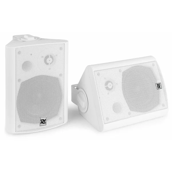 Power Dynamics DS65MB Enceintes Actives Bluetooth 2 Voies 125 Watts, Blanc