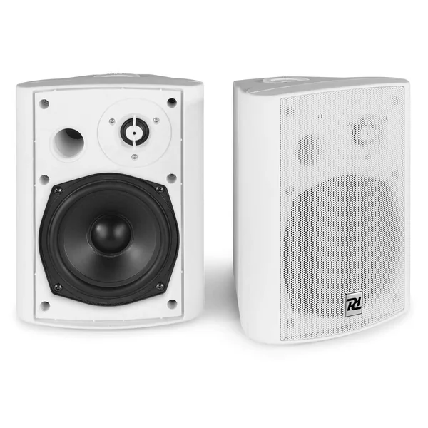 Power Dynamics DS65MB Enceintes Actives Bluetooth 2 Voies 125 Watts, Blanc