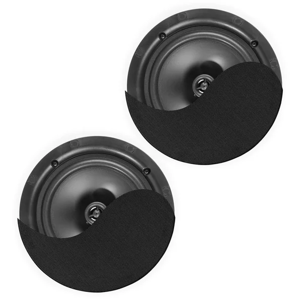 Power Dynamics NCBT8B - Haut-Parleurs de Plafond Bluetooth 80W - Noir