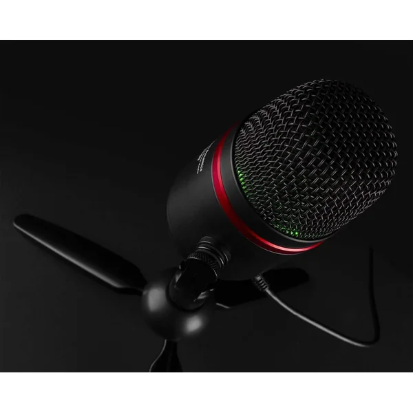 Power Dynamics PCM100 - Microphone Streaming avec Trépied - Noir
