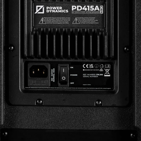 Power Dynamics PD415A - Enceinte Active 15", 1400 Watts, Bi-Amplifiée, Bluetooth