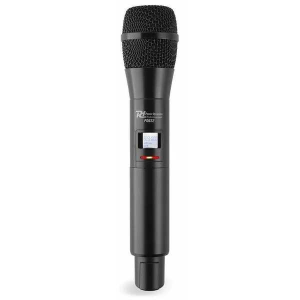 Power Dynamics PD632H - Set 2 Micros sans Fil UHF, Livré dans un Flightcase en Aluminium