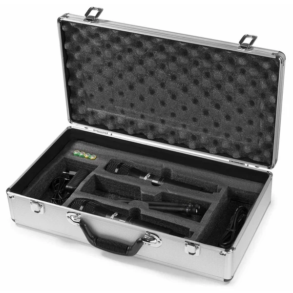 Power Dynamics PD632H - Set 2 Micros sans Fil UHF, Livré dans un Flightcase en Aluminium
