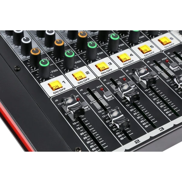 Power Dynamics PDM-M404A - Console de Mixage Amplifiée 4 Canaux, 2x 200W RMS, USB, Bluetooth