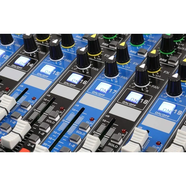 Power Dynamics PDM-S2004 - Console de Mixage DSP, 20 Canaux, Bluetooth, USB