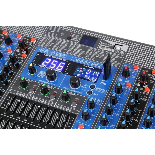 Power Dynamics PDM-S2004 - Console de Mixage DSP, 20 Canaux, Bluetooth, USB
