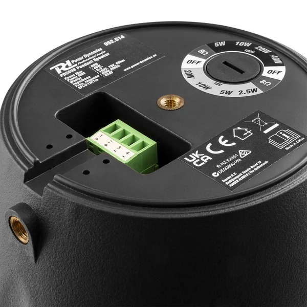 Power Dynamics PDS65B - Enceinte à Suspendre 100 V/80W - Noir