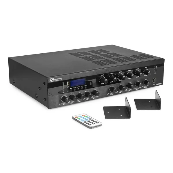 Power Dynamics PDW360MP3 Amplificateur 100V 6 Zones avec Bluetooth