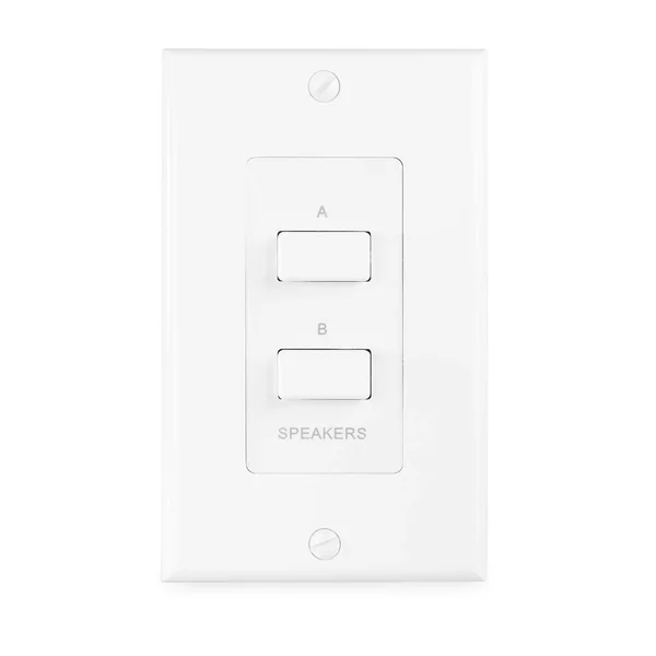 Power Dynamics PDWS2 - Sélecteur Haut-Parleur avec Touches Push - Blanc