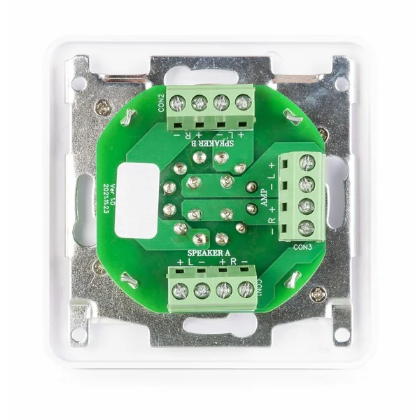 Power Dynamics PDWS - Sélecteur Haut-Parleur avec Bouton Rotatif - Blanc