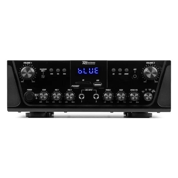 Power Dynamics PV220BT Amplificateur Audio 2 Zones - 2 x 100 Watts