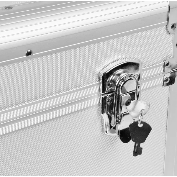 Power Dynamics RC80 - Valise Vinyles 24 x 35 x 39,5cm - Argent