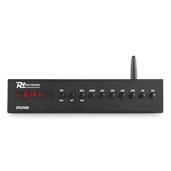 Power Dynamics WT240A - Amplificateur Stéréo WiFi avec Bluetooth - 80 Watts