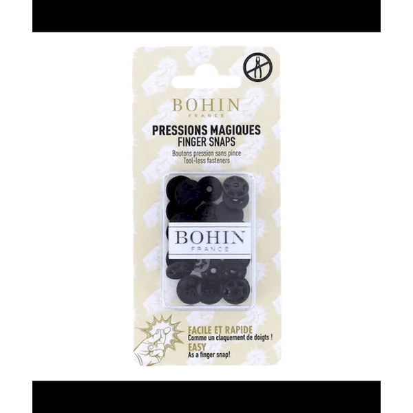 Pressions magiques - Boîte de 8 Boutons pression sans pince 13 mm - Bohin