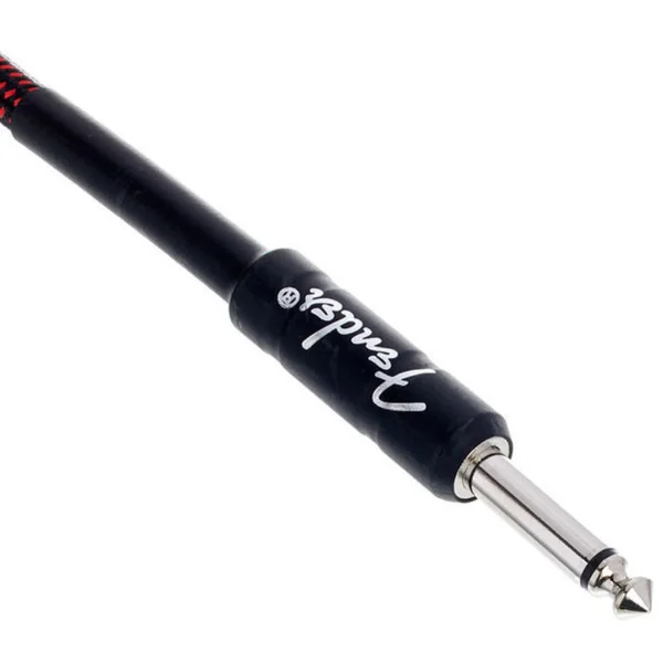 Professional Instrument Cable, Straight/Straight, 10ft - Red Tweed