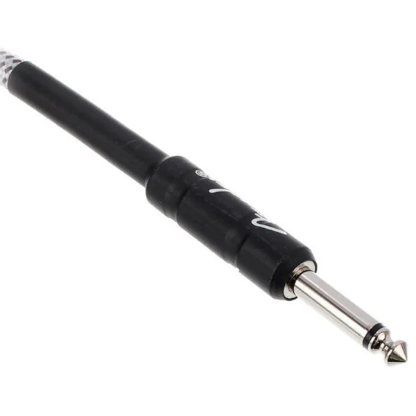Professional Instrument Cable, Straight/Straight, 10ft - White Tweed