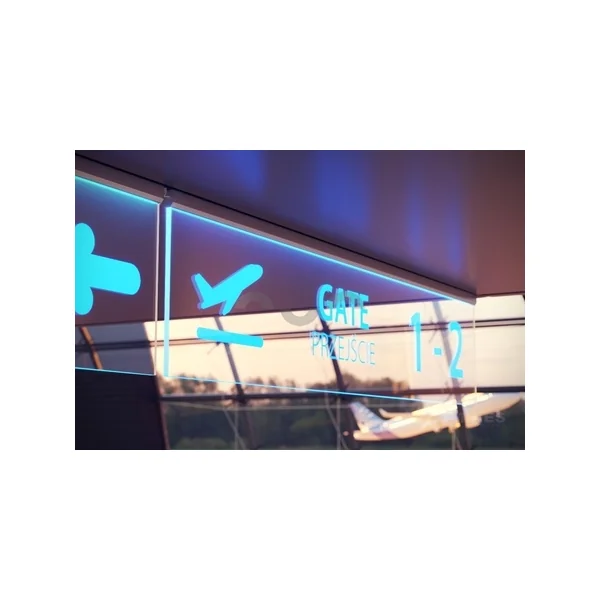 Profilé aluminium ruban led Type l10 pour plaques verre ou plexiglass 10mm barre de 2m