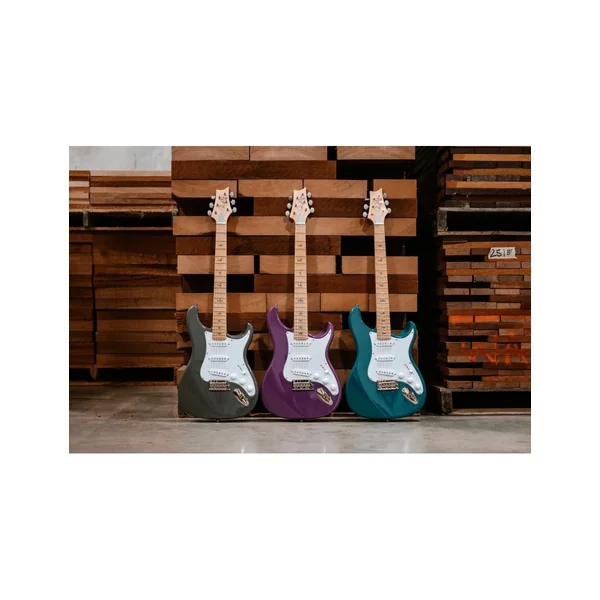 PRS John Mayer SE Silver Sky MN summit purple + housse