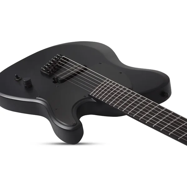 PT-7 MS Black Ops 7-string - satin black open pore