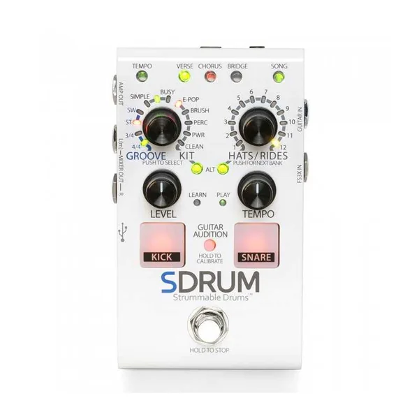 Pédale d'Effet DIGITECH SDRUM BLANC