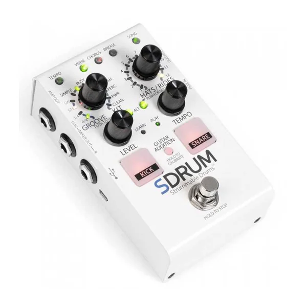 Pédale d'Effet DIGITECH SDRUM BLANC