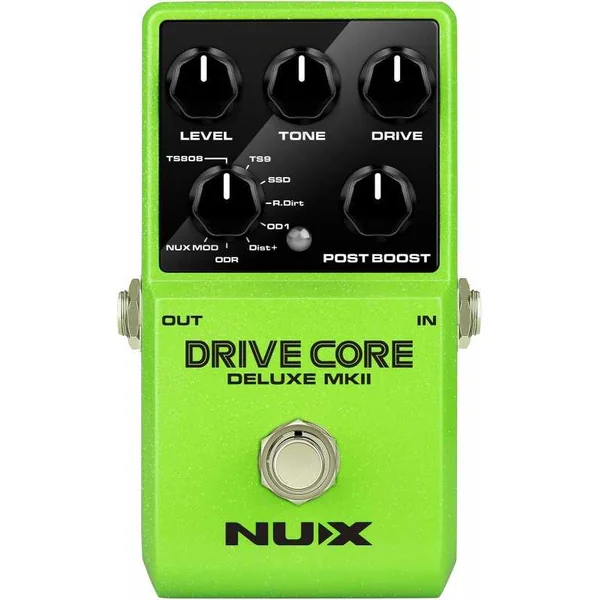 Pédale d'Effet NUX - DRIVECORE-DLX-MK2 - Analogique Overdrive
